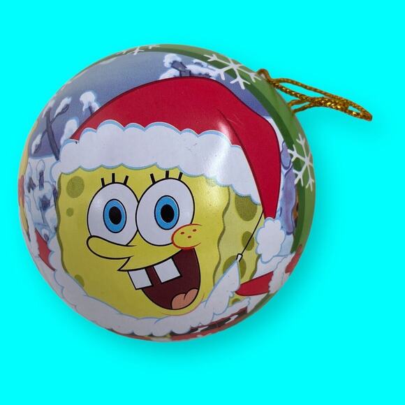 Sponge Bob Square Pants Christmas Ornament 2007 Nickelodeon Viacom by Hillenburg - Picture 1 of 7